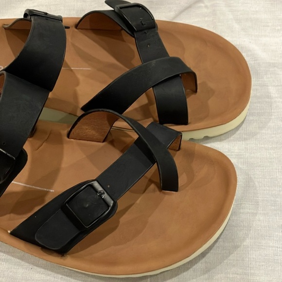 Los Cabos women’s Nin Black Double adjustable Strap Sandals size 40  (9- 9.5) - Picture 3 of 13